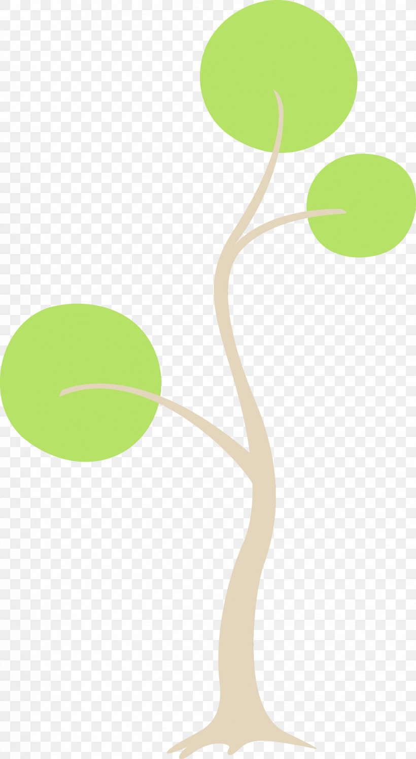 Green Leaf Plant Stem Line Plant, PNG, 1646x3000px, Abstract Tree, Branch, Cartoon Tree, Green, Leaf Download Free