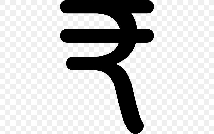 Indian Rupee Sign Currency Symbol State Bank Of India, PNG, 512x512px, Indian Rupee Sign, Black And White, Credit, Currency, Currency Symbol Download Free