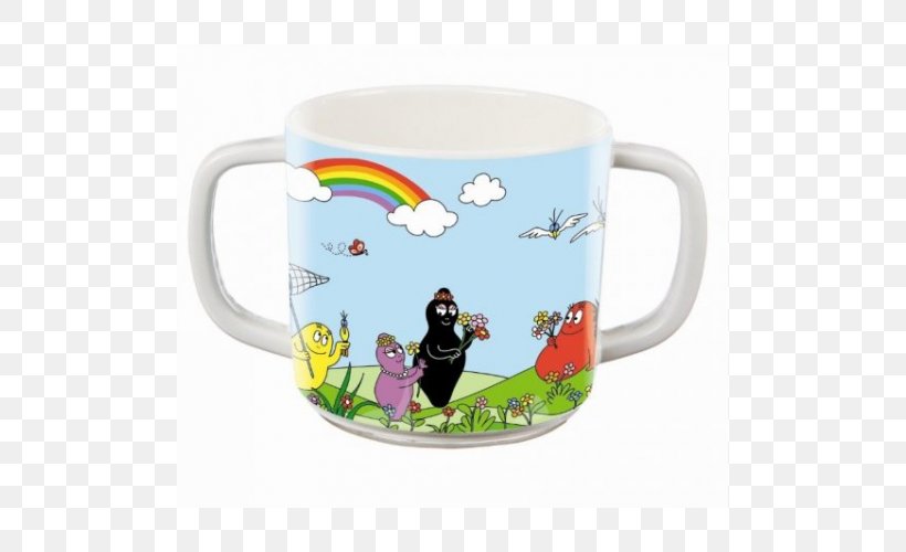 Mug Kop Barbapapa Glass Plate, PNG, 500x500px, Mug, Barbapapa, Centimeter, Cheap, Child Download Free