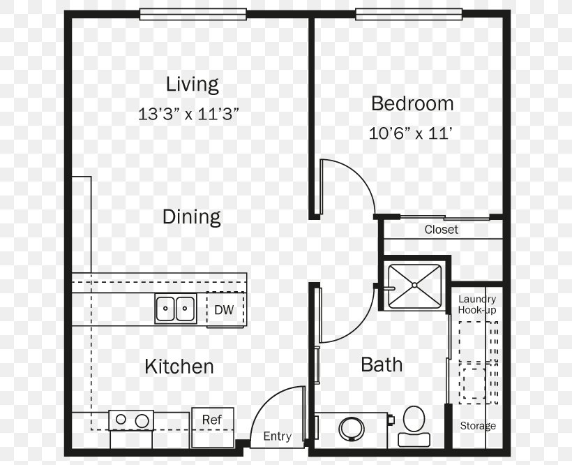 Floor Plan Clearwater Square House Plan Apartment Png 800x666px