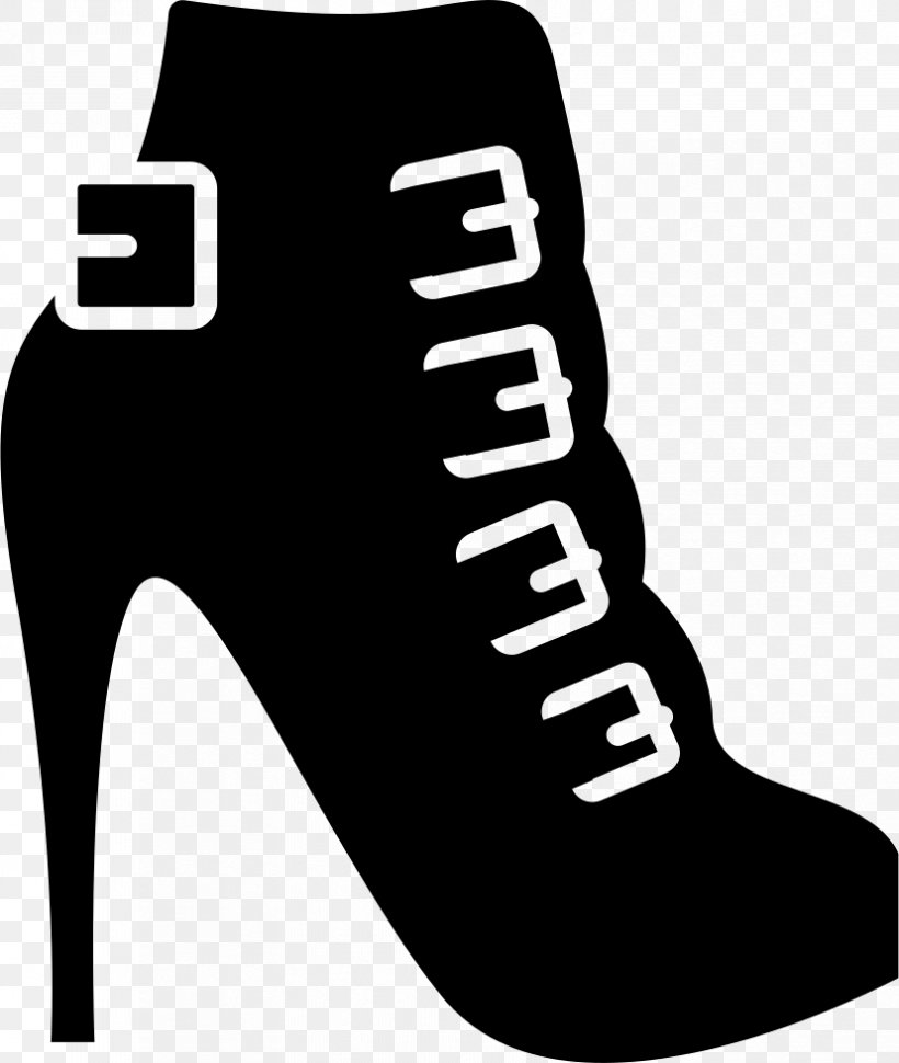 High-heeled Shoe Boot Absatz Buckle, PNG, 828x980px, Shoe, Absatz, Black, Black And White, Boot Download Free