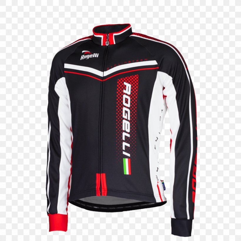 Tracksuit T-shirt Cycling Jersey Clothing, PNG, 1000x1000px, Tracksuit, Bicycle, Black, Brand, Clothing Download Free