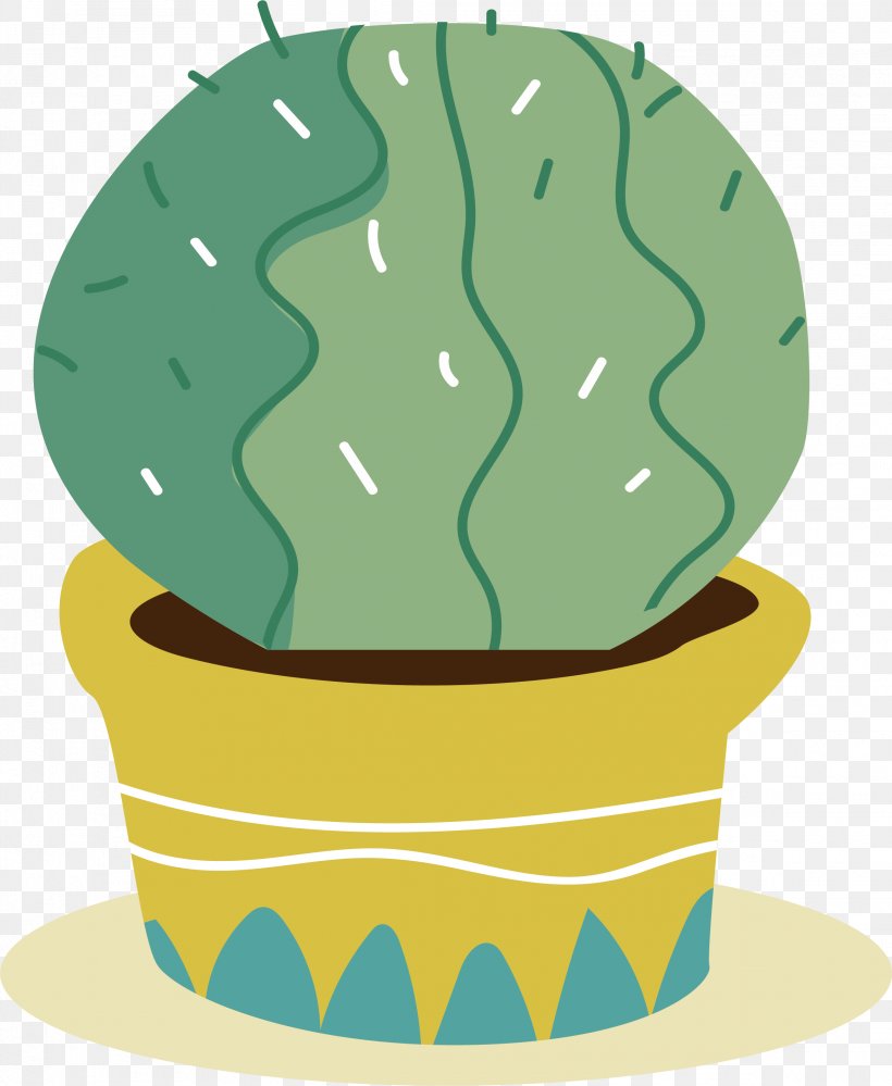 Cartoon Cactaceae, PNG, 2325x2833px, Cartoon, Area, Baking Cup, Cactaceae, Drawing Download Free