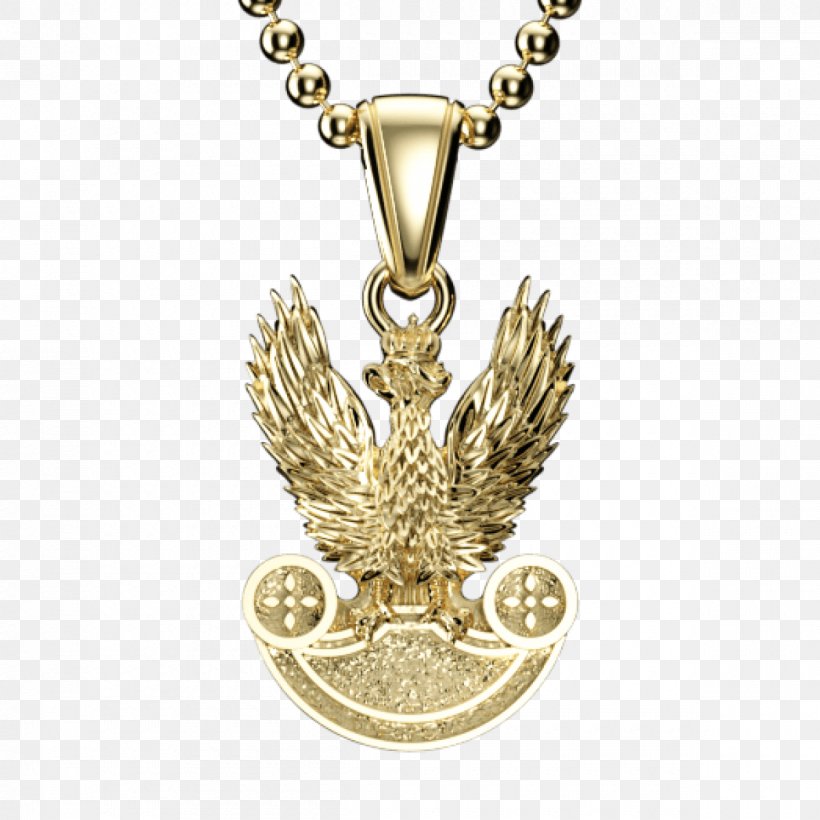 Coat Of Arms Of Poland Gold Military Eagle Silver, PNG, 1200x1200px, Poland, Body Jewelry, Chain, Coat Of Arms Of Poland, Crown Download Free