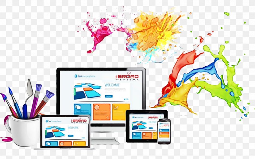 Graphic Design Line Technology Electronic Device Multimedia, PNG, 1418x885px, Watercolor, Electronic Device, Multimedia, Paint, Technology Download Free