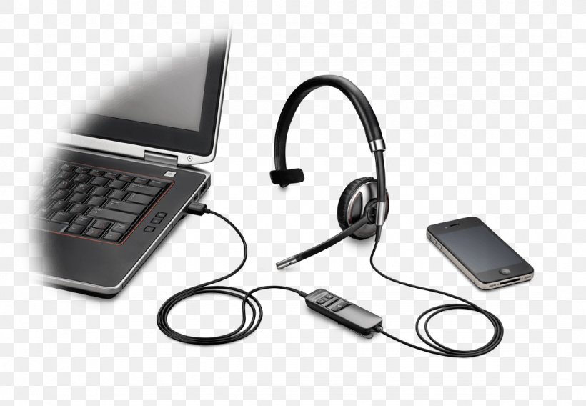 Headset Plantronics Blackwire 725 Active Noise Control Plantronics Blackwire C720-M, PNG, 1073x744px, Headset, Active Noise Control, Audio, Audio Equipment, Cable Download Free