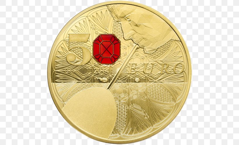 Monnaie De Paris Gold Coin Gold Coin Money, PNG, 500x500px, 50 Cent Euro Coin, 50 Euro Note, Monnaie De Paris, Coin, Commemorative Coin Download Free