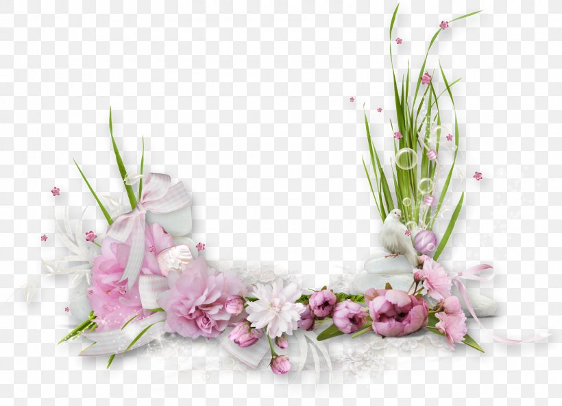Pink Flowers Picture Frames Desktop Wallpaper Clip Art, PNG, 1600x1157px, Flower, Artificial Flower, Blossom, Blue, Color Download Free