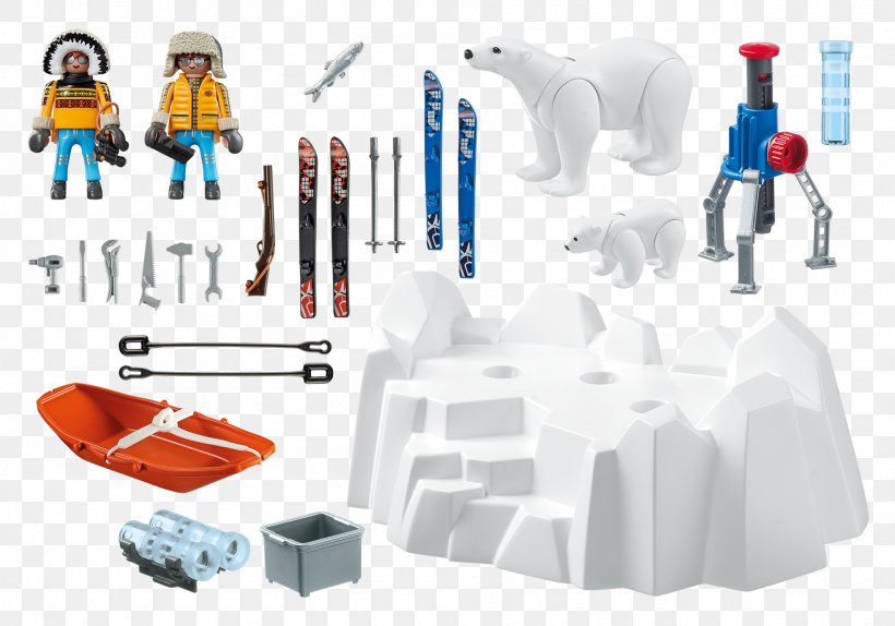 Arctic Explorers With Polar Bears Playmobil Toy, PNG, 1920x1344px, Polar Bear, Action Toy Figures, Arctic, Bear, Dog Sled Download Free