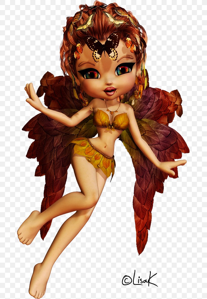 Fairy Elf Animation, PNG, 683x1184px, Fairy, Angel, Animation, Brown Hair, Doll Download Free