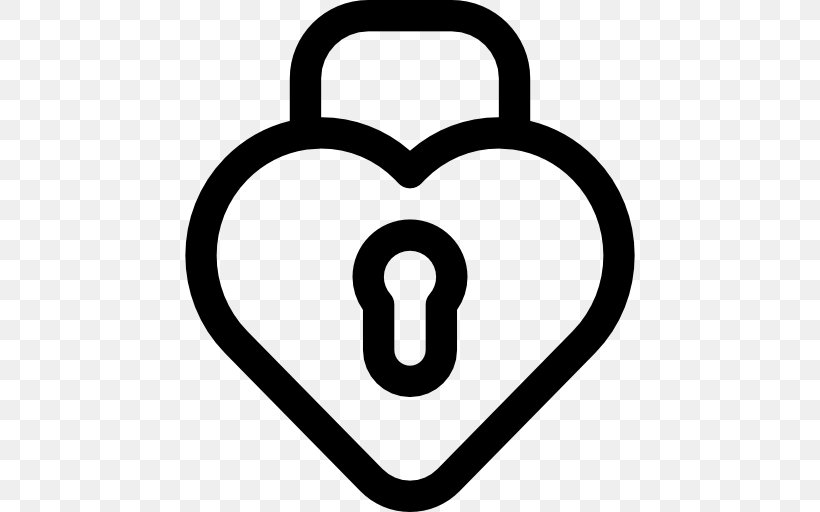 Heart Love Clip Art, PNG, 512x512px, Heart, Area, Black And White, Love, Love Lock Download Free