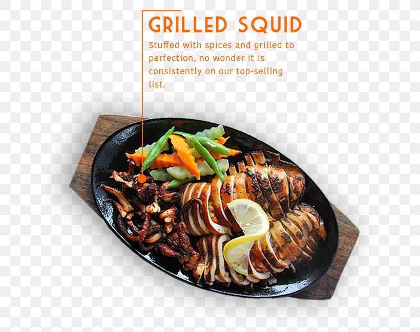Squid As Food Asian Cuisine Stuffed Squid Just Sizzlin', PNG, 666x649px, Squid As Food, Asian Cuisine, Asian Food, Cuisine, Dish Download Free