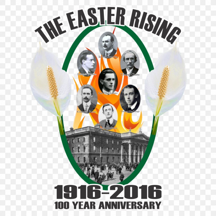 Easter Rising Ireland Irish People Easter Lily United Kingdom, PNG, 1024x1024px, Easter Rising, Brand, Easter Lily, Food, Ireland Download Free