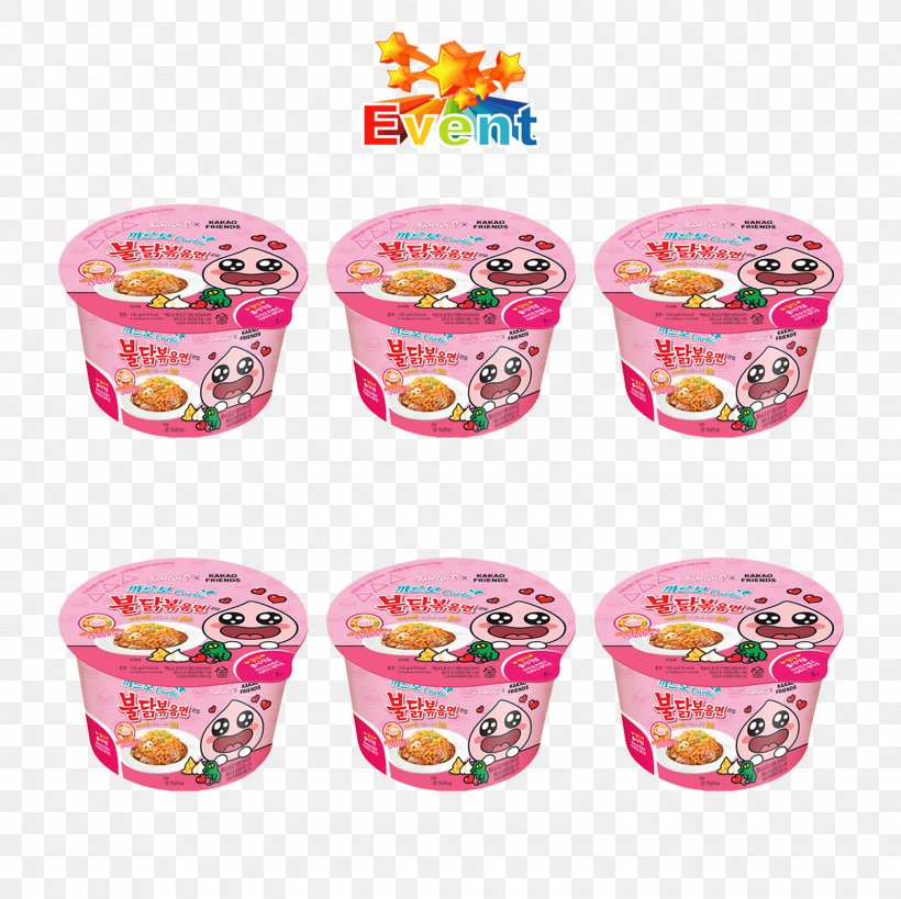 Kakao Friends Samyang 2X Spicy Chicken Flavor Ramen 140g Korean Cuisine Food, PNG, 1600x1600px, Kakao Friends, Amazoncom, Cup, Food, Kakao Download Free