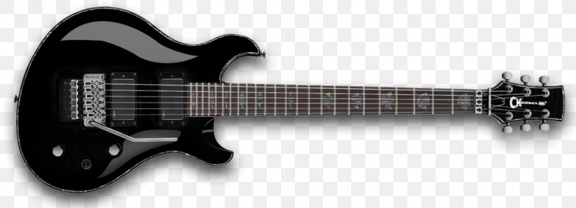 Seven-string Guitar ESP LTD SC-607B Gibson Les Paul Electric Guitar, PNG, 1005x365px, Sevenstring Guitar, Acoustic Electric Guitar, Baritone Guitar, Bass Guitar, Black And White Download Free