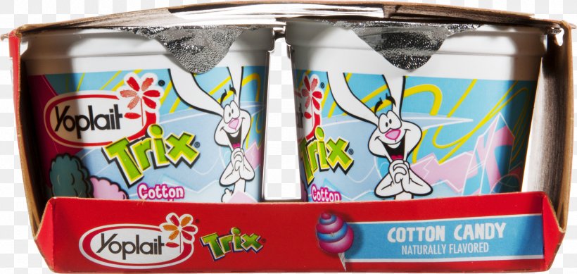 Cotton Candy Trix Yoplait Yoghurt Cup, PNG, 1800x854px, Cotton Candy, Active Culture, Aluminium, Aluminum Can, Candy Download Free