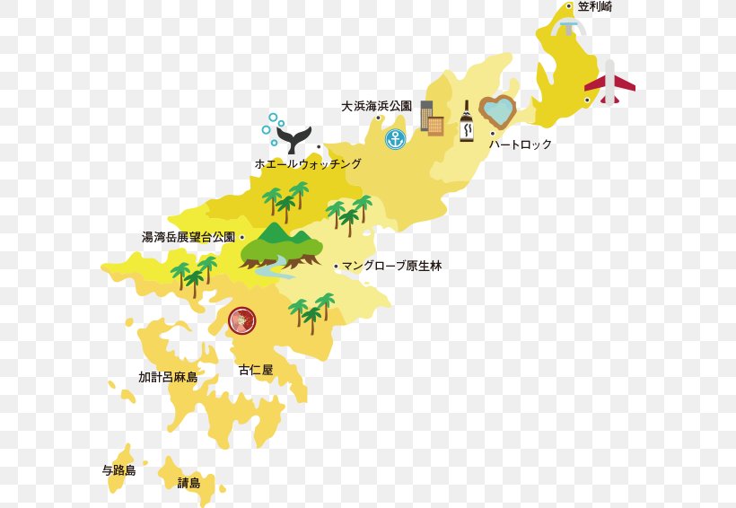 Kasari, Kagoshima Kakeromajima 一般社団法人あまみ大島観光物産連盟 Tourist Attraction Map, PNG, 596x566px, Tourist Attraction, Amami, Area, Beach, Border Download Free
