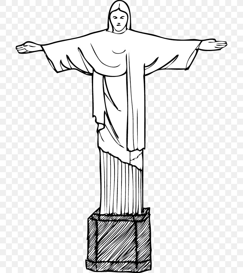 Christ The Redeemer Corcovado Clip Art, PNG, 714x920px, Christ The Redeemer, Area, Arm, Art, Artwork Download Free