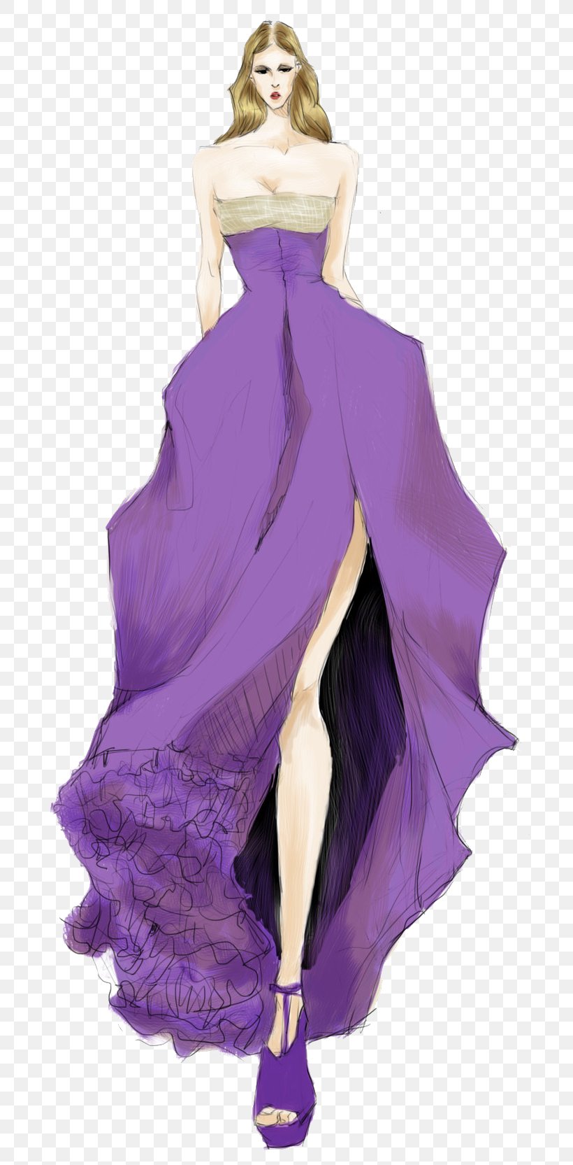 Drawing Formal Wear Clothing Illustration, PNG, 700x1665px, Drawing, Brouillon, Clothing, Cocktail Dress, Costume Design Download Free