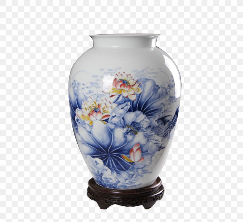 Jingdezhen Porcelain Vase Blue And White Pottery Ceramic, PNG, 1024x938px, Jingdezhen, Artifact, Blue And White Porcelain, Blue And White Pottery, Ceramic Download Free