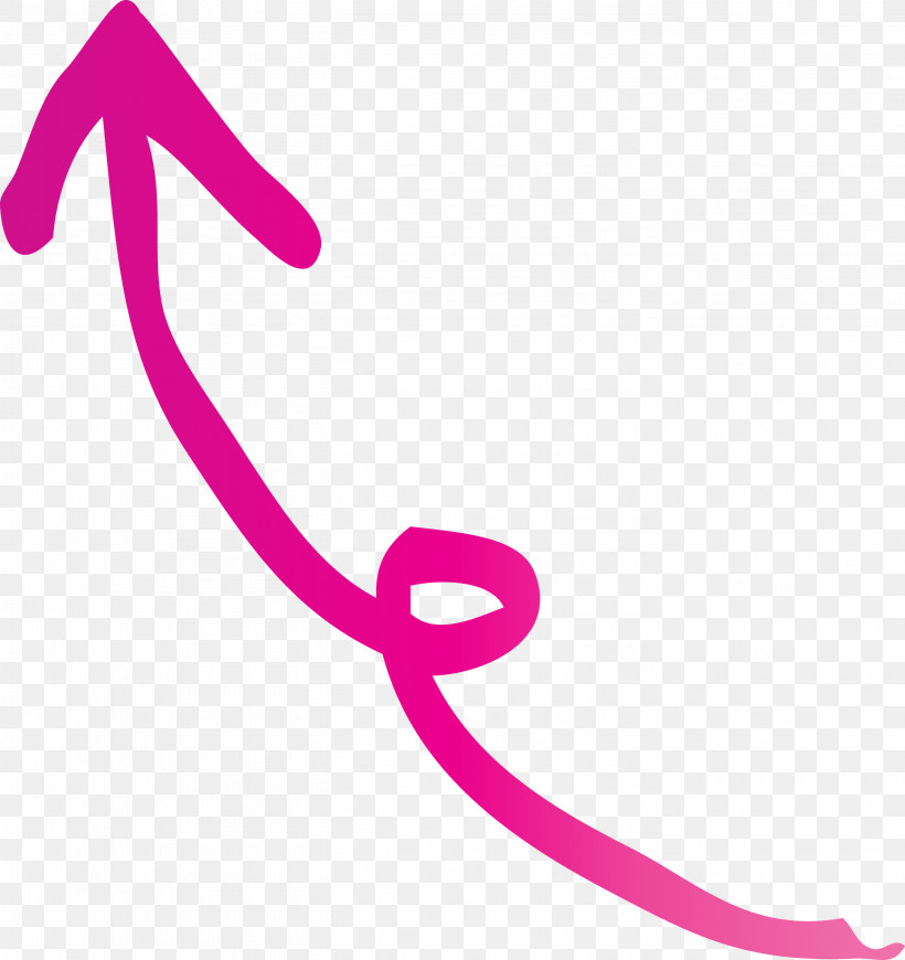 Curved Arrow, PNG, 2826x3000px, Curved Arrow, Line, Magenta, Pink, Violet Download Free