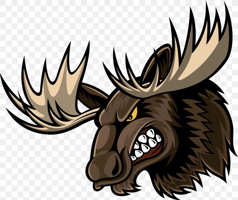 Moose Royalty-free Clip Art, PNG, 2599x2185px, Moose, Beak, Bird, Bird Of Prey, Carnivoran Download Free