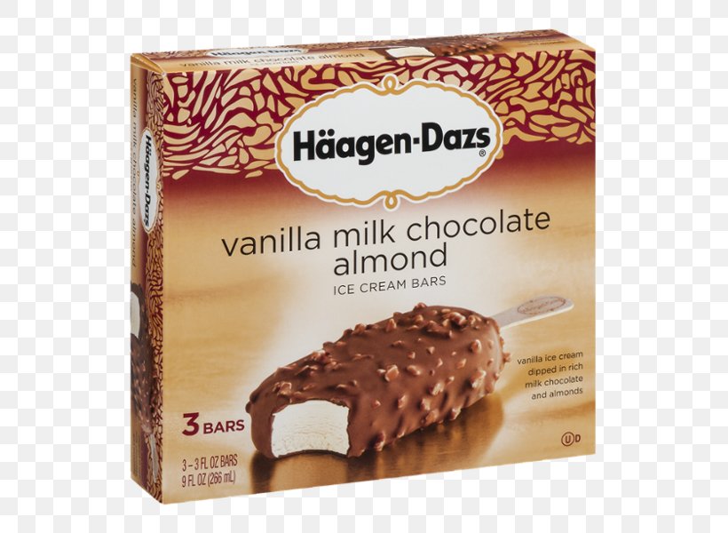 Chocolate Ice Cream Fudge Häagen-Dazs Ice Cream Bar, PNG, 600x600px, Ice Cream, Almond, Chocolate, Chocolate Brownie, Chocolate Chip Download Free