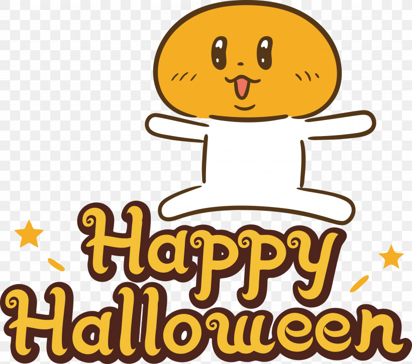 Happy Halloween, PNG, 3000x2654px, Happy Halloween, Behavior, Cartoon, Emoticon, Happiness Download Free