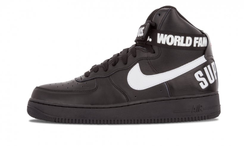 Nike Air Force 1 High Supreme SP 'Supreme' Mens Sneakers, PNG, 850x510px, Sneakers, Adidas, Air Force 1, Air Jordan, Athletic Shoe Download Free