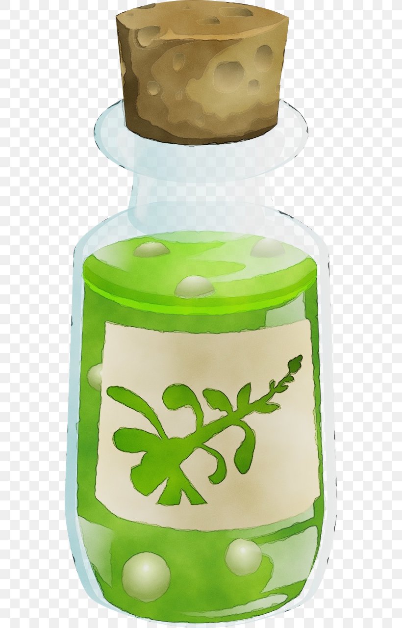 Plastic Bottle, PNG, 640x1280px, Watercolor, Bottle, Glass, Glass Bottle, Green Download Free