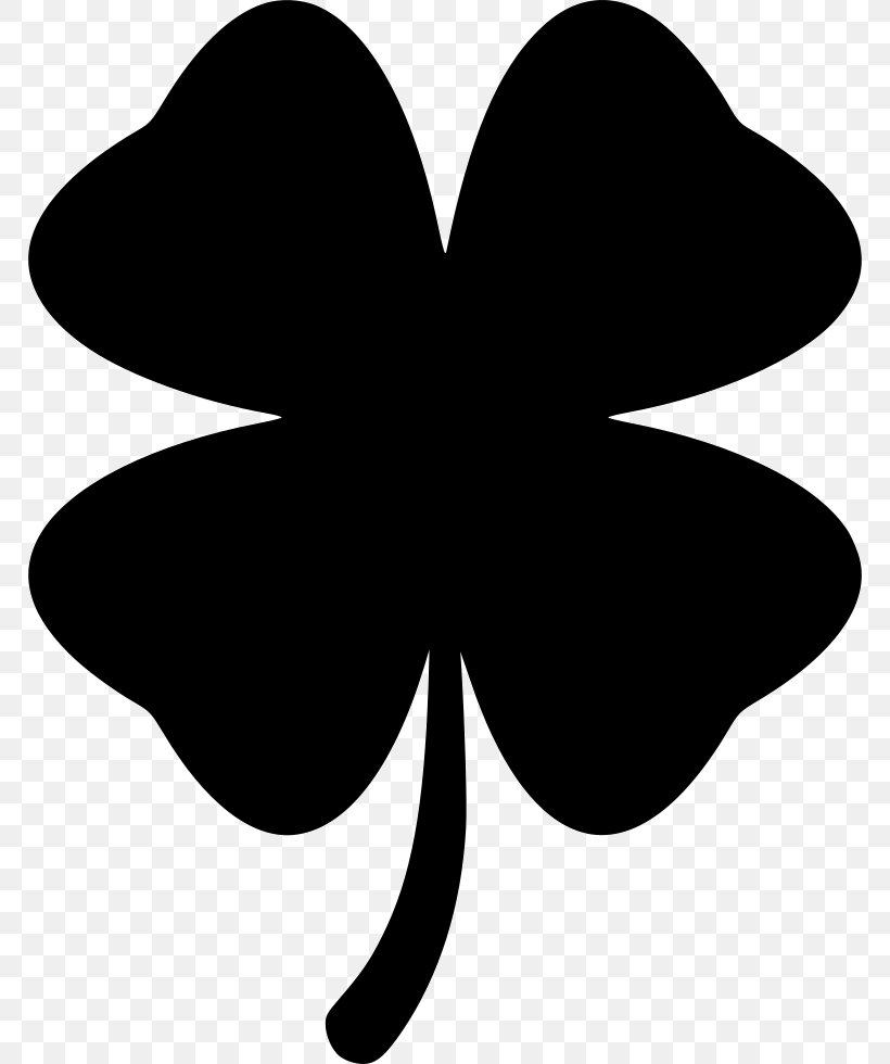 Three Leaf Clover, PNG, 768x980px, Jigsaw Puzzles, Black And White, Butterfly, Cdr, Flower Download Free