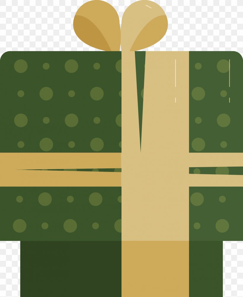 Christmas Gift, PNG, 1774x2168px, Christmas Gift, Green, Rectangle, Yellow Download Free