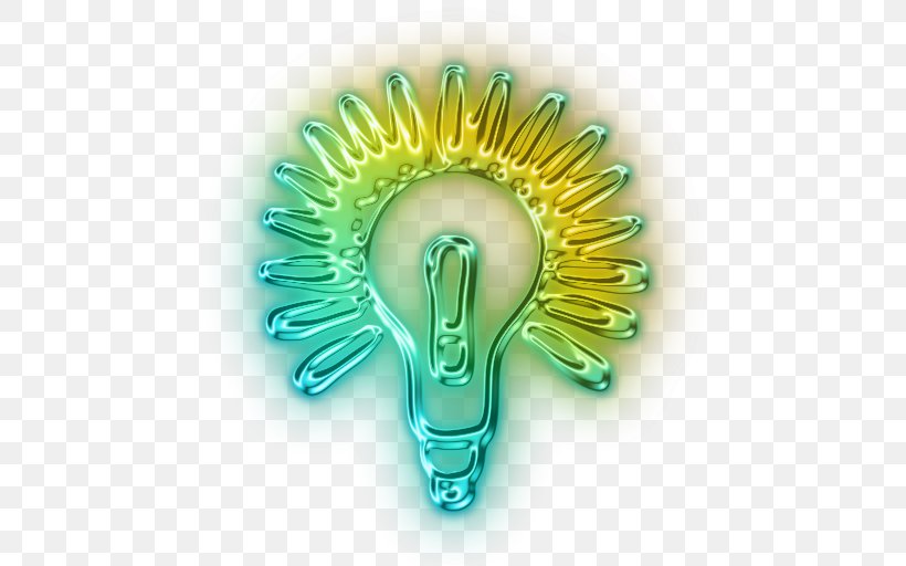 Incandescent Light Bulb Neon Lamp, PNG, 512x512px, Light, Green, Ifwe, Incandescent Light Bulb, Neon Icon Download Free