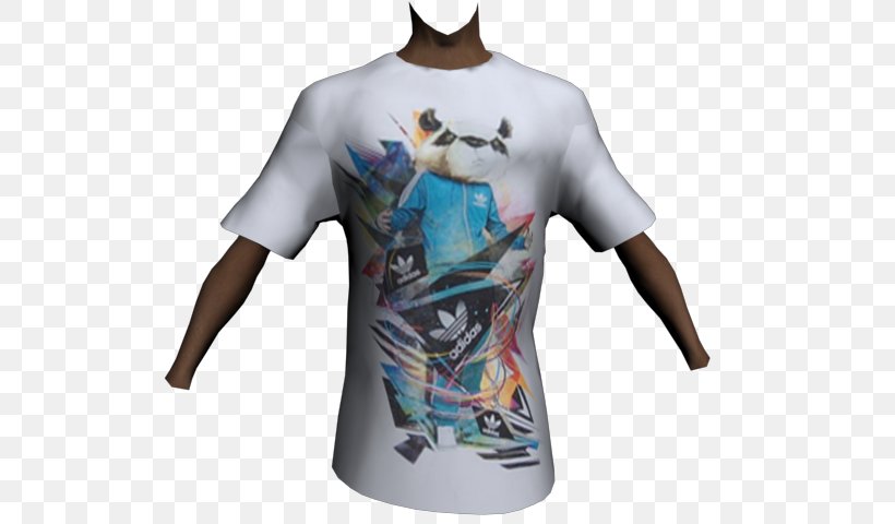 T-shirt Grand Theft Auto: San Andreas Clothing Adidas Grand Theft Auto: Episodes From Liberty City, PNG, 640x480px, Tshirt, Adidas, Clothing, Grand Theft Auto, Grand Theft Auto San Andreas Download Free