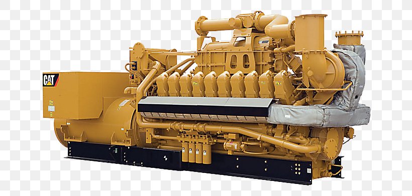 Caterpillar Inc. Gas Generator Gas Engine Diesel Generator Electric Generator, PNG, 712x391px, Caterpillar Inc, Bulldozer, Cylinder, Diesel Generator, Electric Generator Download Free