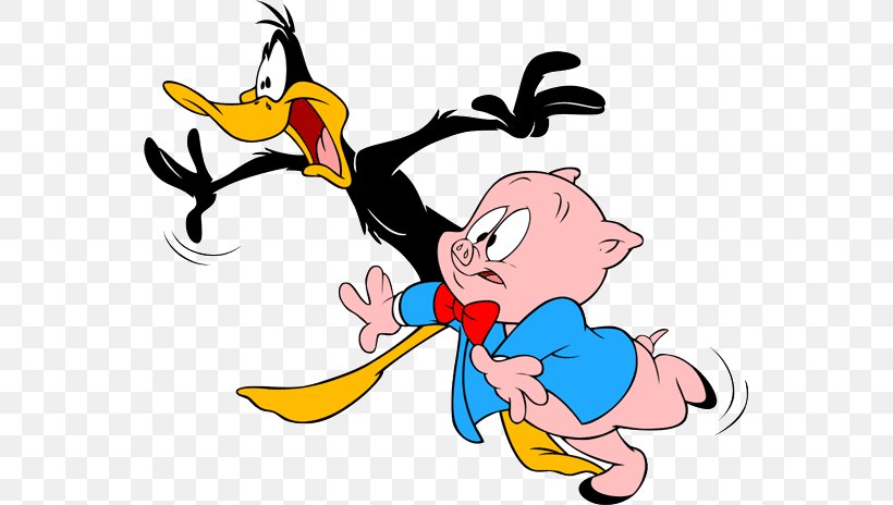 Daffy Duck Tweety Tasmanian Devil Bugs Bunny Looney Tunes, PNG, 555x464px, Daffy Duck, Animated Cartoon, Animation, Art, Artwork Download Free