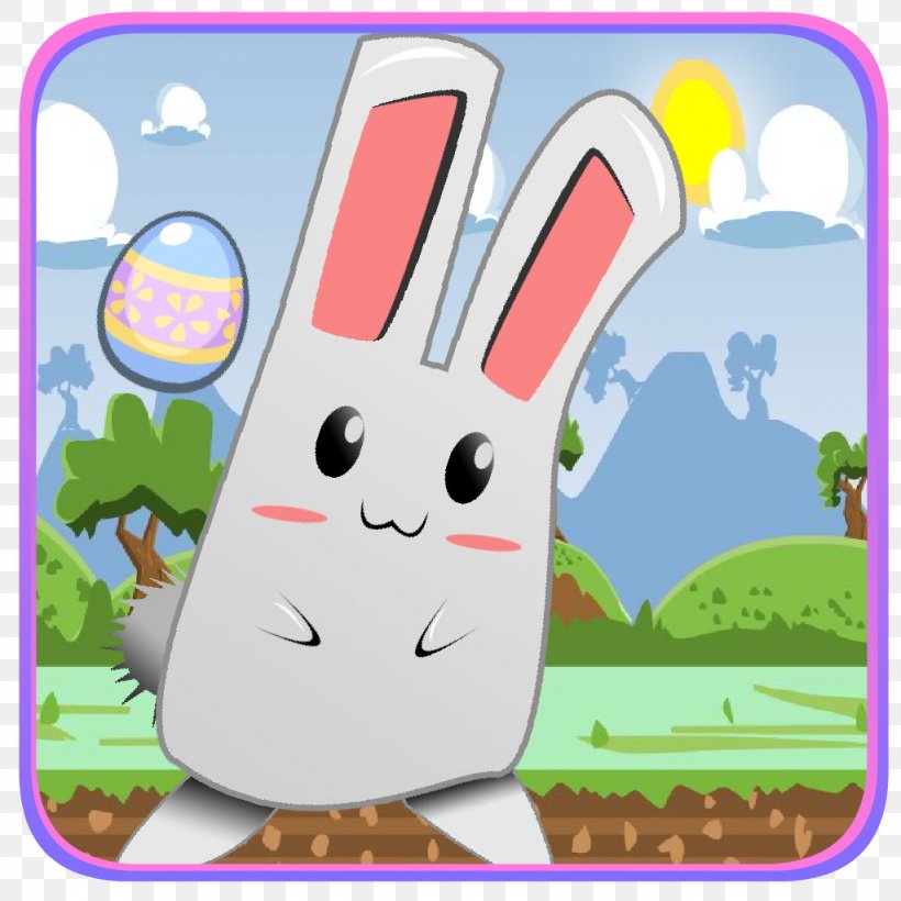 Easter Bunny Cartoon Technology, PNG, 1024x1024px, Easter Bunny, Cartoon, Easter, Grass, Mammal Download Free