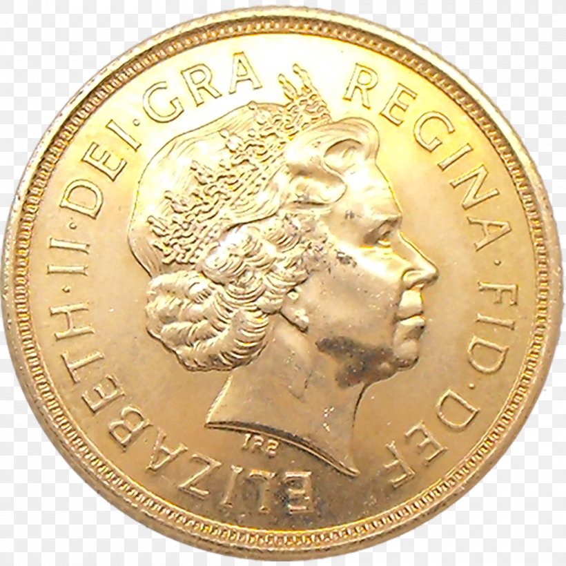 Gold Coin Gold Coin Sovereign Bullion Coin, PNG, 1000x1000px, Coin, Benedetto Pistrucci, Brass, Bronze Medal, Bullion Download Free