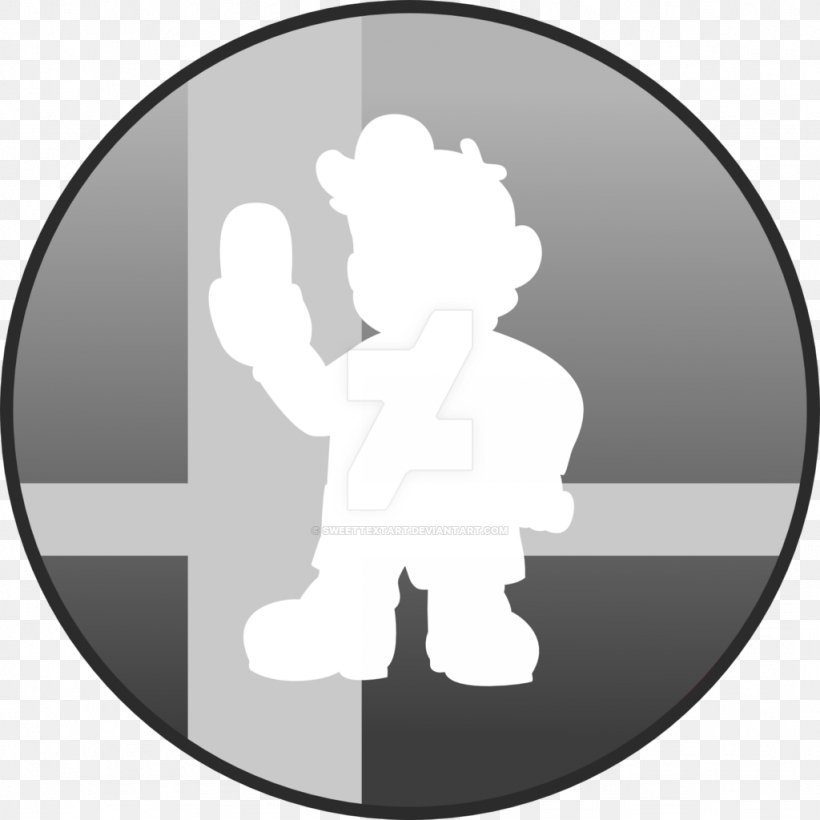 Super Smash Bros. For Nintendo 3DS And Wii U Kid Icarus: Uprising Donkey Kong, PNG, 1024x1024px, Kid Icarus Uprising, Black And White, Donkey Kong, Duck Hunt, Finger Download Free