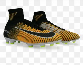 Reflect Orange Nike Soccer Ball Black And White - Cleat Sports Shoes Product Design PNG