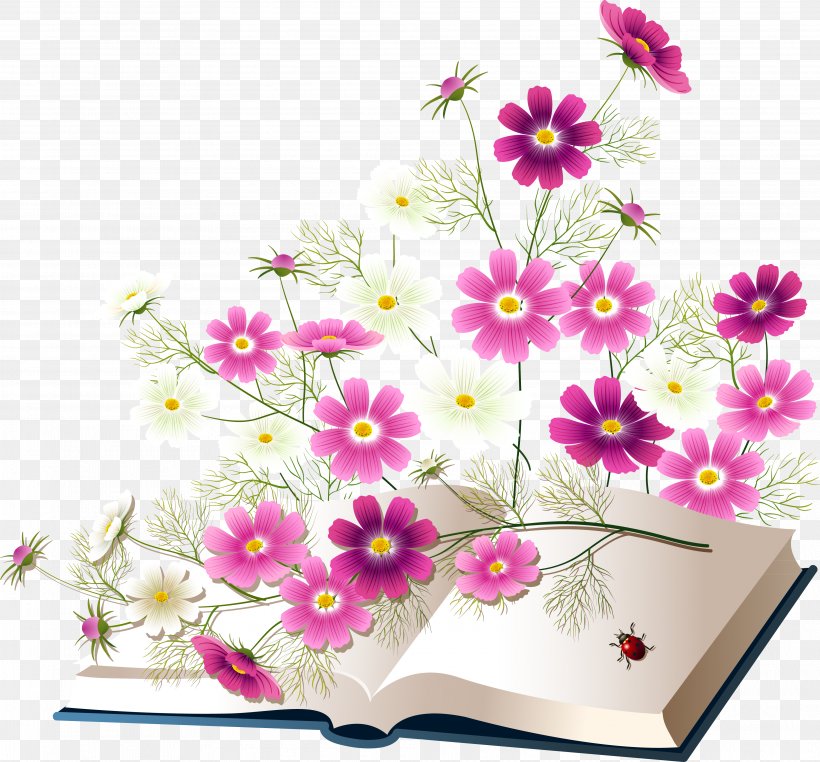 Floral Design Flower Download, PNG, 3955x3679px, Floral Design, Blossom, Book, Cut Flowers, Digital Image Download Free