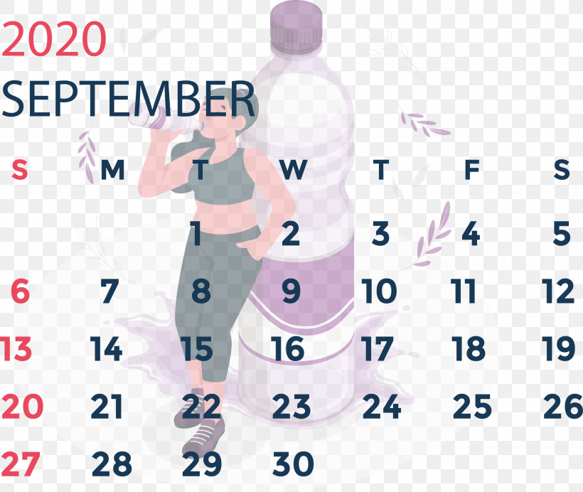 September 2020 Calendar September 2020 Printable Calendar, PNG, 3000x2532px, September 2020 Calendar, Area, Biology, Human Biology, Human Skeleton Download Free