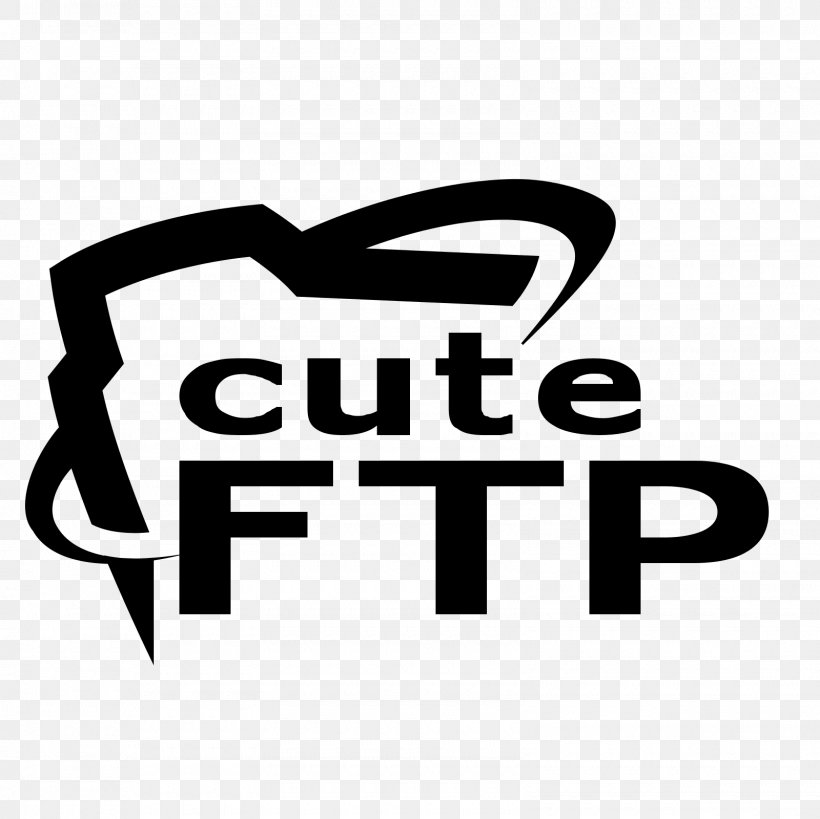 CuteFTP Download Font, PNG, 1600x1600px, Cuteftp, Area, Black, Black And White, Brand Download Free