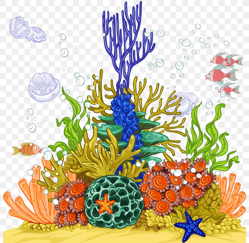Jellyfish Coral Reef Sea Anemone, PNG, 800x799px, Jellyfish, Alcyonacea, Algae, Aquarium Decor, Art Download Free