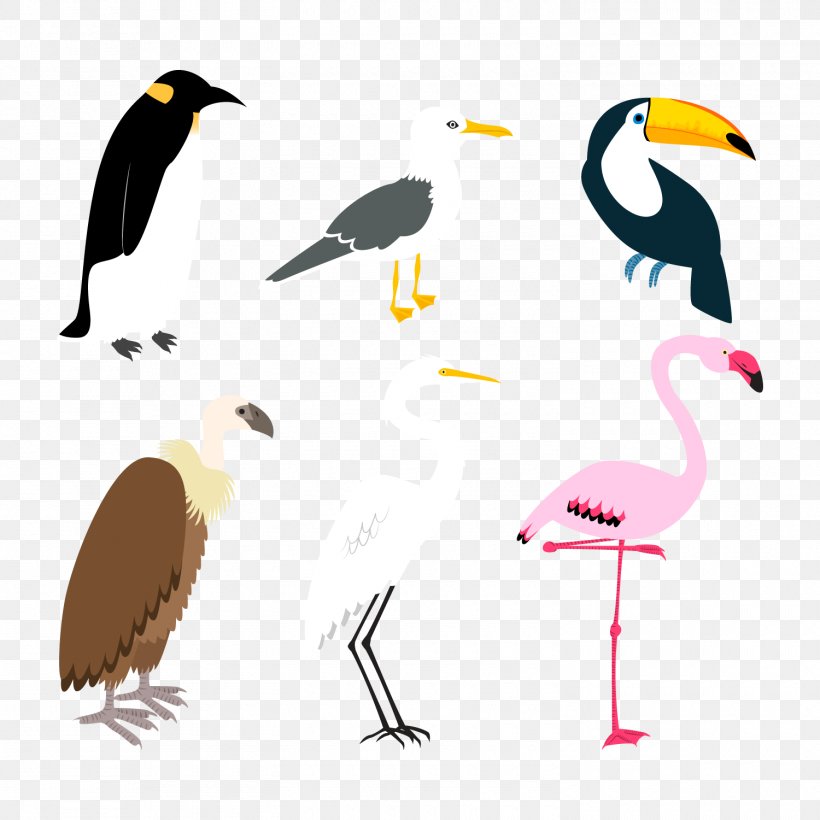 Bird Flamingos Crane Plot, PNG, 1500x1500px, Bird, Animation, Beak, Black  And White, Cartoon Download Free