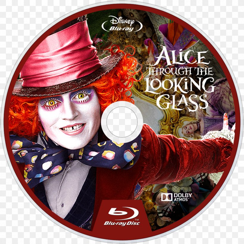 Alice Through The Looking Glass Blu-ray Disc DVD Alice In Wonderland, PNG, 1000x1000px, Alice Through The Looking Glass, Alice, Alice In Wonderland, Bluray Disc, Cover Art Download Free