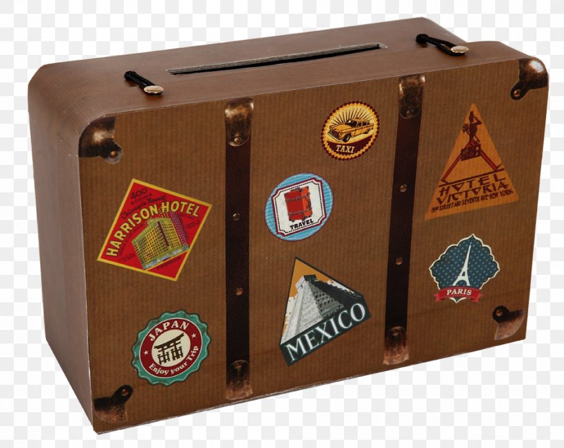 Suitcase Travel Tirelire Ballot Box Guestbook, PNG, 945x752px, Suitcase, Ballot Box, Birthday, Box, Cardboard Download Free