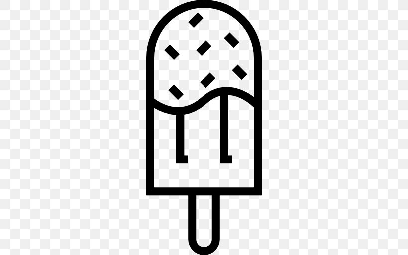 Ice Cream, PNG, 512x512px, Ice Cream, Area, Black And White, Drawing, Food Download Free