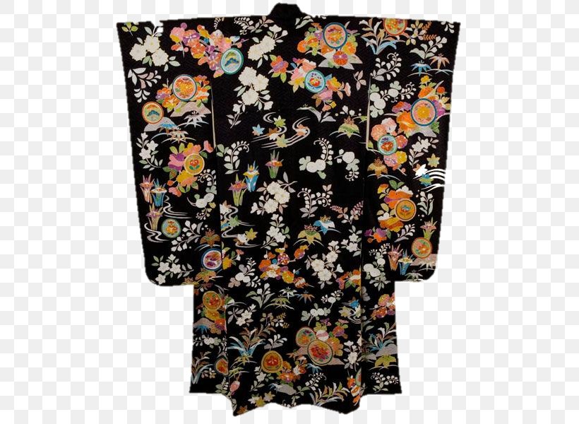 Kimono Textile Sleeve Silk Brown, PNG, 501x600px, Kimono, Brown, Silk, Sleeve, Textile Download Free