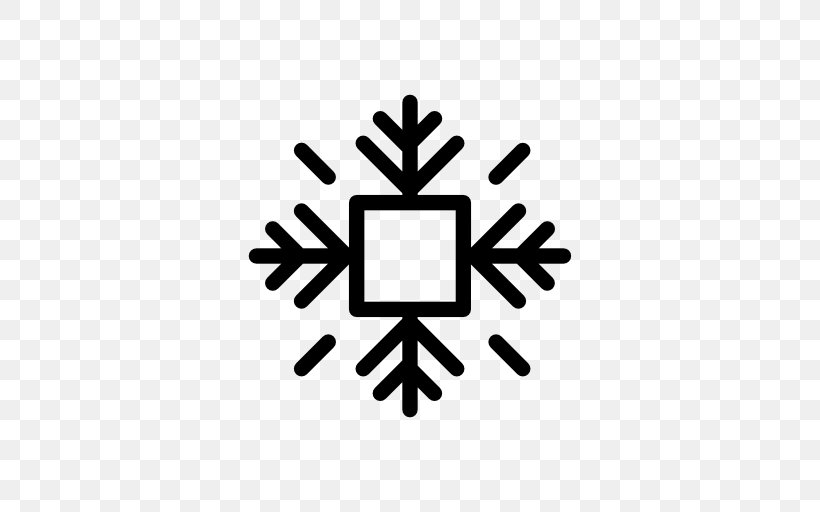 Snowflake Ice Crystals, PNG, 512x512px, Snowflake, Area, Black And White, Brand, Crystal Download Free
